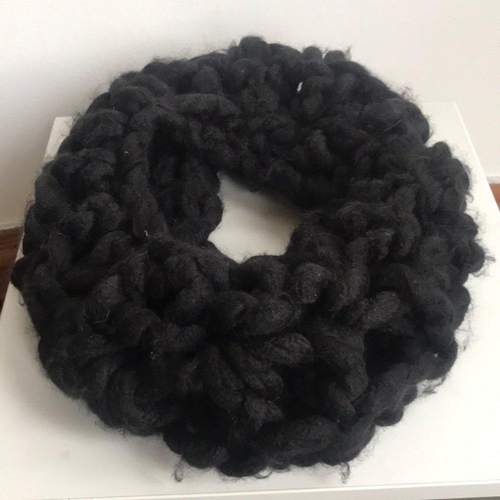 Hand Knit Cowl Style Scarf